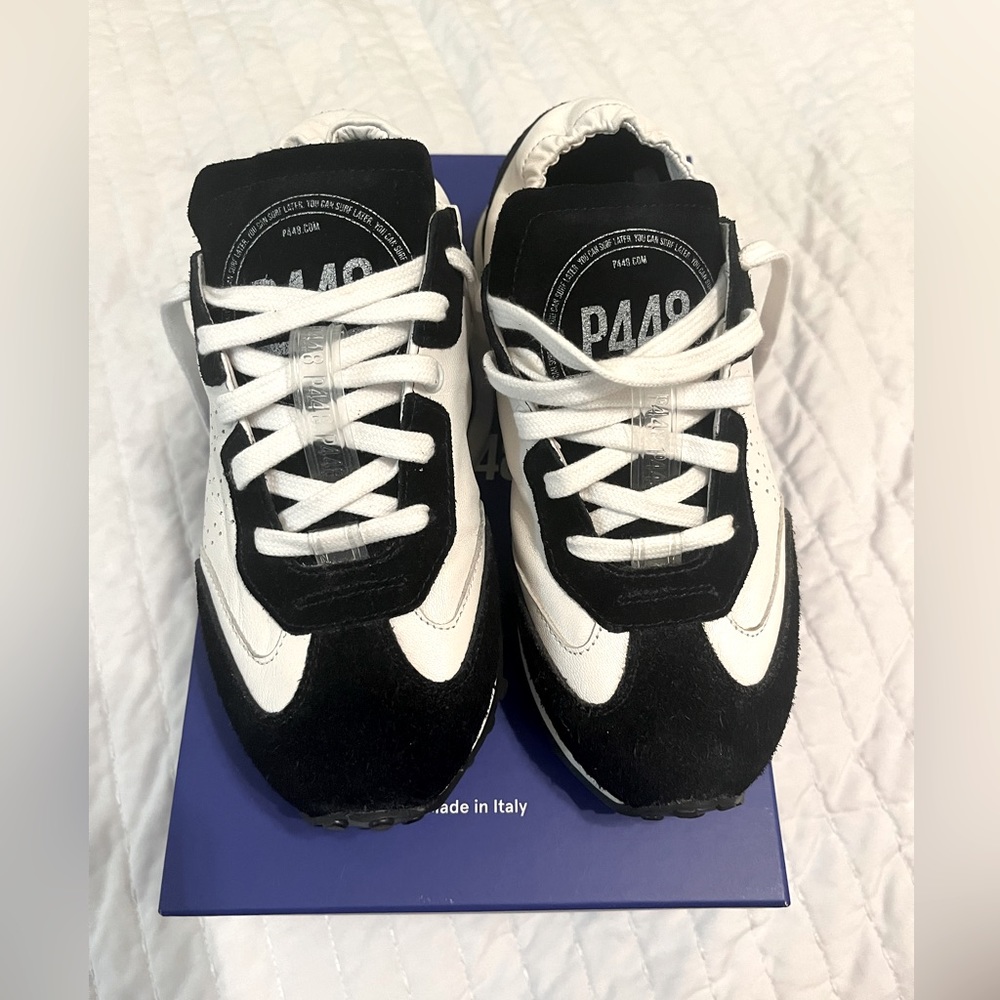 Brand new P448 black and white sneakers!!